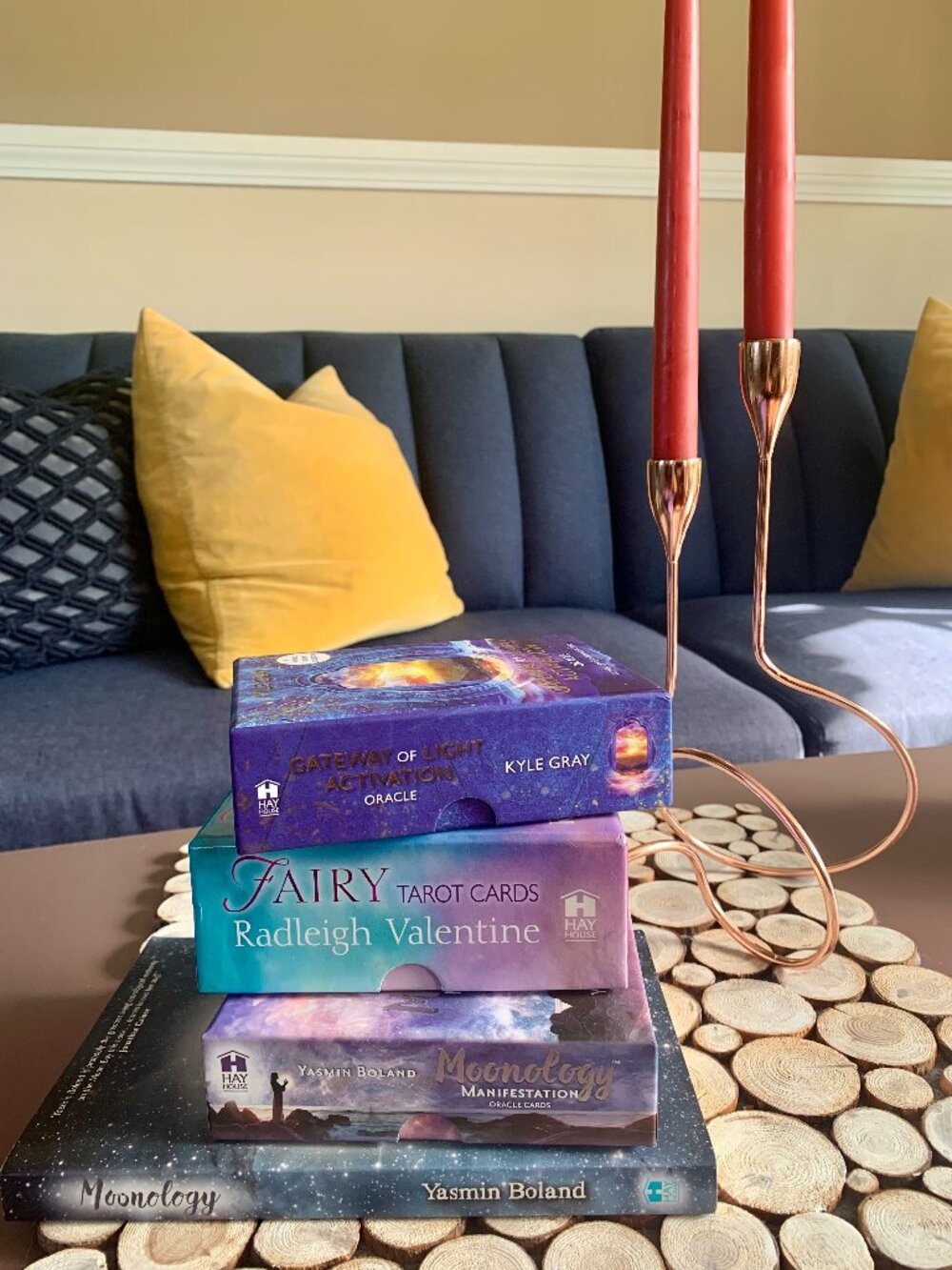 Three Oracle Decks and the Moonology Book!